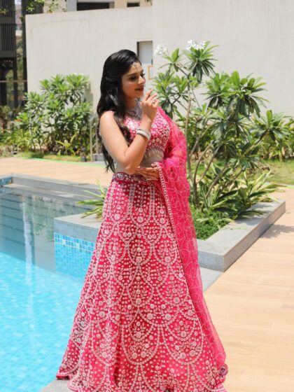 Gulabi Bridal Lehenga - Pink